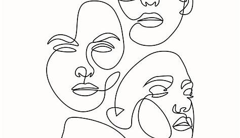 Aesthetic Face Line Art Wallpaper Laptop / Haikyuu Aesthetic Desktop