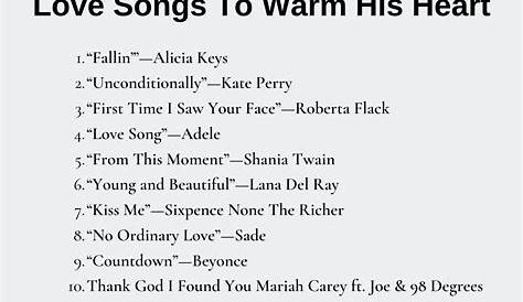 80 Heart Warming Love Songs For Him For 2022 Love songs playlist