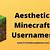 aesthetic minecraft username