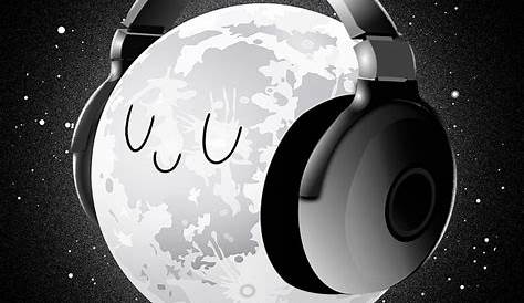 Creature Of The Moon Headphones Headphones, Black headphones, Dj