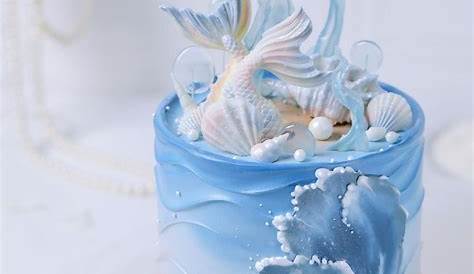 Ocean themed christening cake Cake, Kids cake, Sea cakes