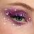 aesthetic purple makeup