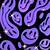 aesthetic purple smiley face wallpaper
