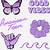 aesthetic purple stickers printable