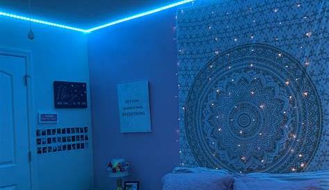 Aesthetic led light room in 2021 Neon bedroom, Room inspiration