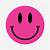 aesthetic smiley pink