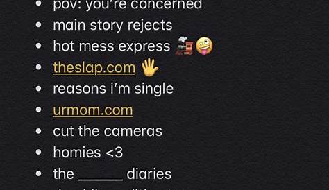 Instagram Highlight Name Ideas For Selfies tirasidesign