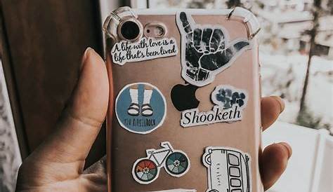 Aesthetic Sticker Phone Case Pin On Everything ︎