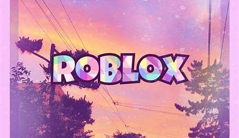 Logo roblox💜 / roblox logo 💜 Roblox logo wallpaper, Kawaii wallpaper