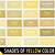 aesthetic yellow color names