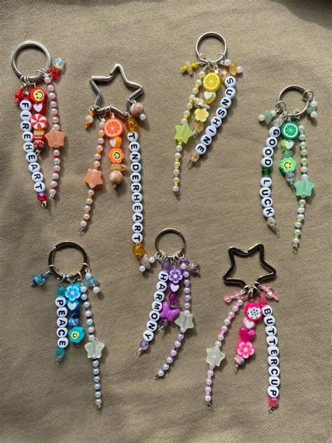 Aesthetic Beaded Keychains