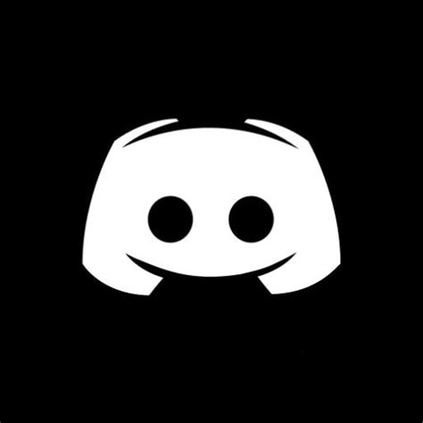 aesthetic black discord logo