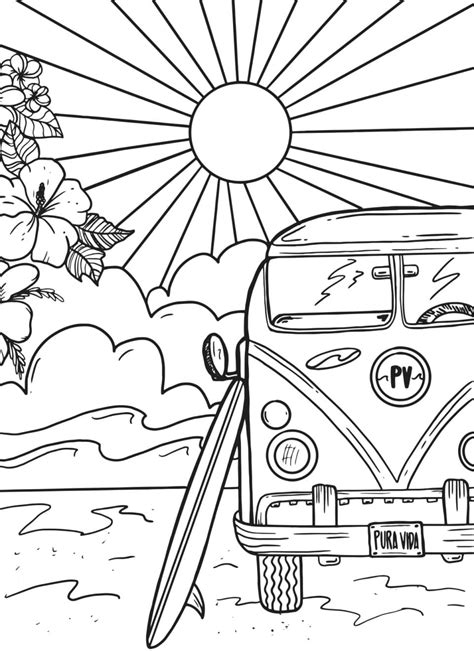 Aesthetic coloring pages for beginners