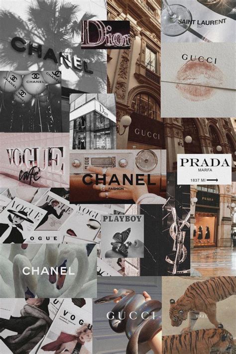 aesthetic designer brands wallpaper