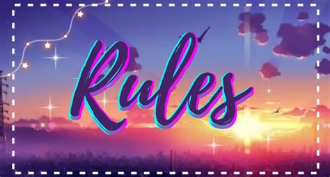 aesthetic discord rules banner