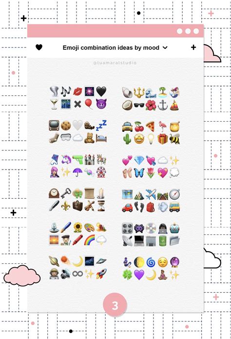 aesthetic emoji combinations copy and paste