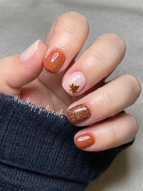 Aesthetic Fall Nails Short