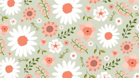 Aesthetic Flower Wallpaper Computer