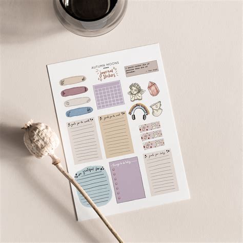 Aesthetic Printable Stickers For Journal