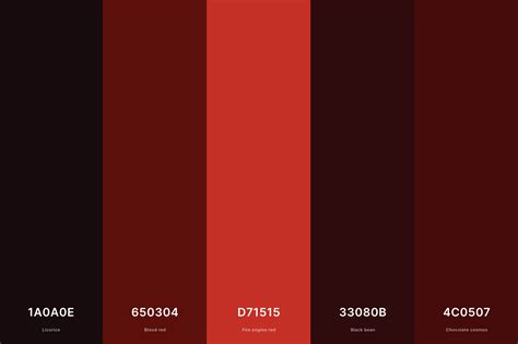 Aesthetic Red Color Code