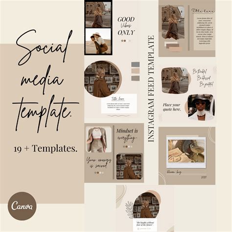 aesthetic template in canva