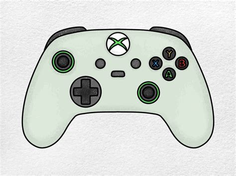Aesthetic Xbox Controller Drawing