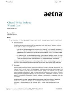 Aetna Coverage Policy Bulletin