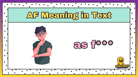 Af Meaning In Text