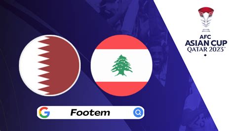 afc asian cup qatar vs lebanon live