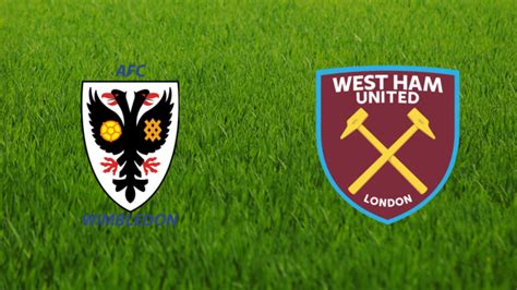 afc wimbledon vs west ham