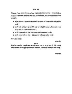 affidavit in hindi format