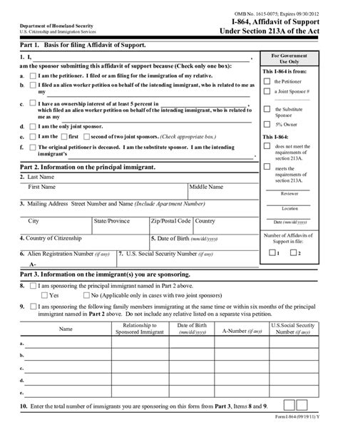 affidavit of support fee nvc