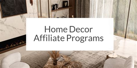affiliate programs for home decor