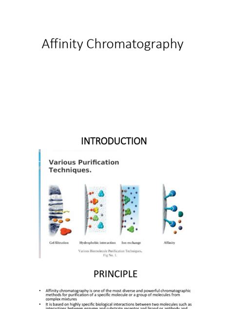 Affinity Chromatography Notes