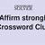 affirm crossword clue