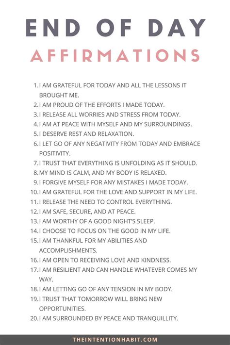 Creating an Affirmation Routine