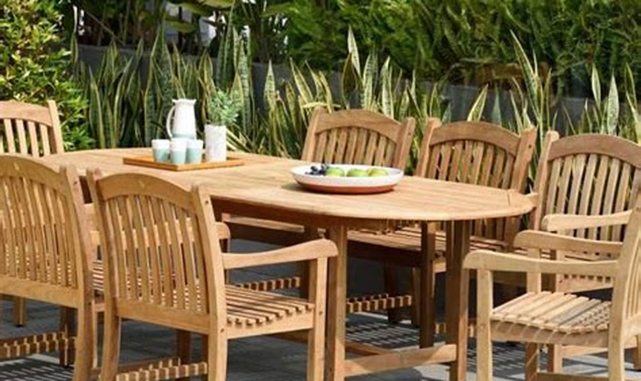 affordable teak patio furniture