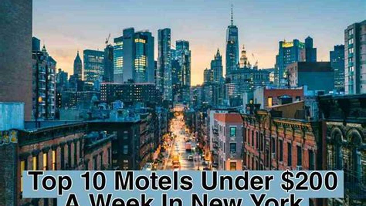 Discover 9 Affordable Weekly Motels in NYC: Tips & Secrets Revealed!