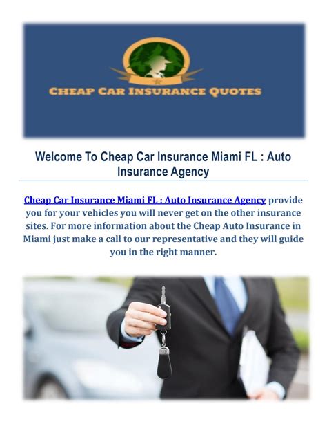 affordable car insurance in miami fl
