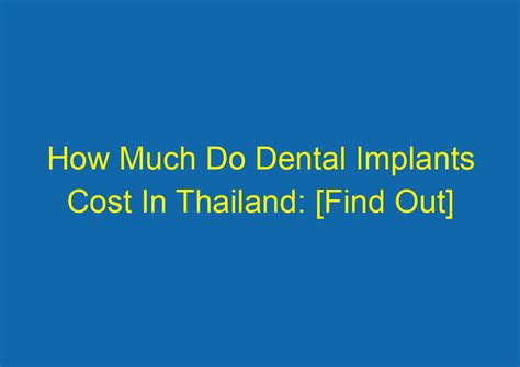 affordable dental implants prices in thailand