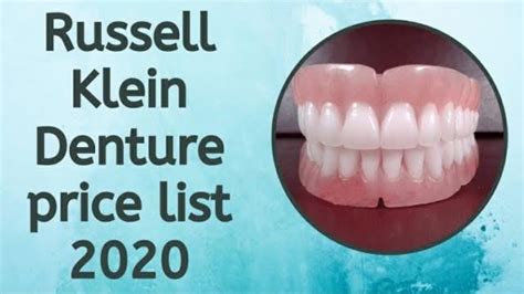 affordable dentures cost list 2020