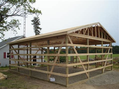 affordable pole barn kits wood