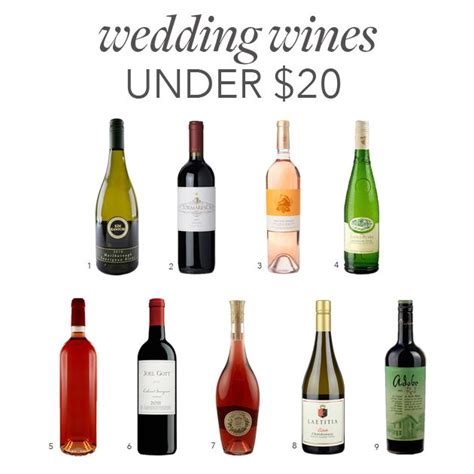 affordable red wine for wedding