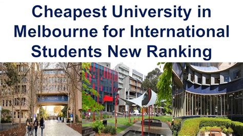 affordable universities in melbourne