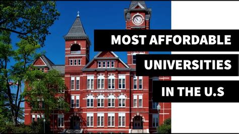 affordable universities in the usa