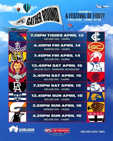 afl fixture 2023 gather round