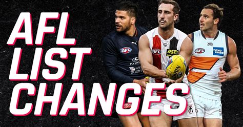 afl trades and delistings