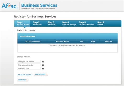 aflac business login register