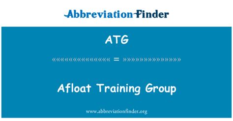 afloat training group toolbox