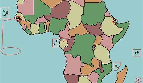 Africa And Asia Political Map Quiz Of Of